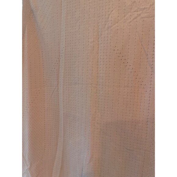 Athleta XL Sleeveless Peach Athletic Tank Top Perforated Design Lightweight Brea - Picture 6 of 7